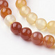 Природного сердолика нитей бисера&nbsp;G-G735-64-8mm-3