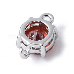 Шармы-соединители из латуни с паве из кубического циркония&nbsp;LS-KK-F892-53P-09