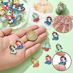 40 шт. Подвески из сплава с эмалью&nbsp;ENAM-CJ0005-65