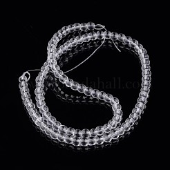 Круглый стеклянный шарик нити&nbsp;EGLA-J119-3mm-B01