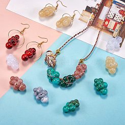 60шт 10 цвета акриловые бусины&nbsp;OACR-SZ0001-24