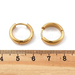 201 серьги-кольца из нержавеющей стали&nbsp;EJEW-P304-15C-G