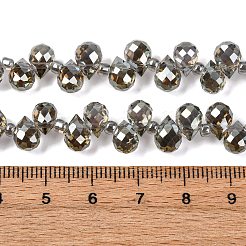 Прозрачные стеклянные бусины гальваническим пряди&nbsp;EGLA-F152A-FR05