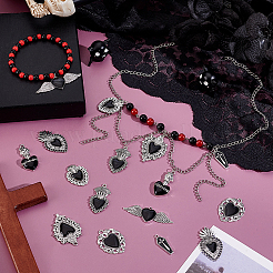 16шт 8 стиля подвески из сплава с эмалью&nbsp;ENAM-GA0001-20