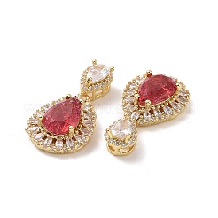 Латунные микро проложить кубического циркония подвески&nbsp;ZIRC-F134-19G-01