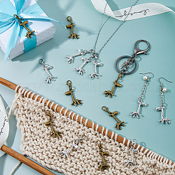 60 шт. 2 стильных подвесных украшений из сплава&nbsp;HJEW-FH00169