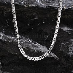 Ожерелья из кубинских звеньев из нержавеющей стали&nbsp;PW-WGE1B56-01