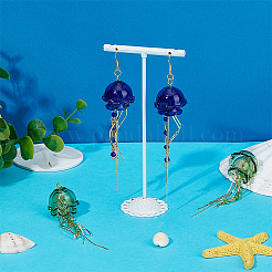 4 шт. подвески из латуни и стекла двух цветов&nbsp;PALLOY-WR00029