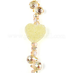 Нити из гальванического стекла и акриловых стразов&nbsp;MAK-T011-07F