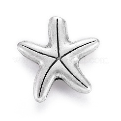 Сплавочные овальные бусины тибетского стиля &nbsp;LS-X-TIBEB-A004-028TAS-NR