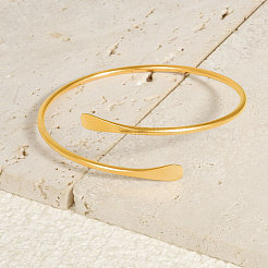 Простые браслеты-манжеты из нержавеющей стали 304 для женщин&nbsp;VJ2383-2