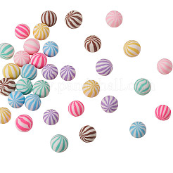 7 цвет бусин из полимерной глины ручной работы&nbsp;CLAY-CJ0001-05