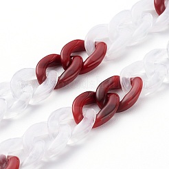 Акриловые цепочки ручной работы&nbsp;AJEW-JB00943-02