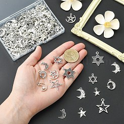 160шт 16 стиля подвески из сплава в тибетском стиле&nbsp;TIBE-YW0002-06-RS