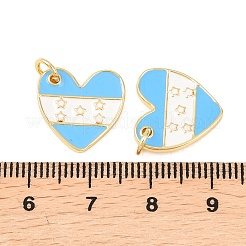 Латунь эмаль подвески&nbsp;KK-F931-03G