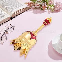 1 шт. сплав эмалированный ручной звонок-звонок украшения&nbsp;AJEW-GF0012-22