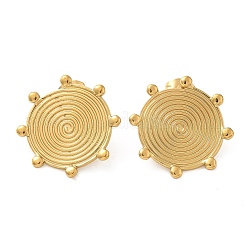 Ионное покрытие (ip) серьги-гвоздики из нержавеющей стали 304 для женщин&nbsp;EJEW-M089-03G