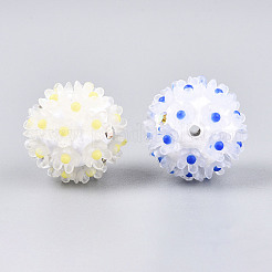 Стразы из полимерной глины ручной работы с цветком ромашки из смолы CLAY-T022-02A