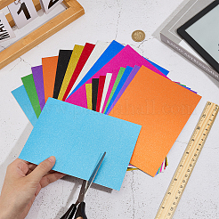 10 лист прямоугольной блестящей бумаги DIY-WH0899-102