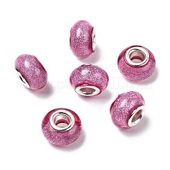 Бусины из смолы европейского стиля с большим отверстием &nbsp;X-OPDL-R118-10B