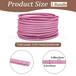 10м складной шнур из блестящей искусственной кожи&nbsp;OCOR-GF0004-11A