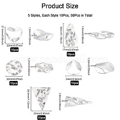 50шт 5 стиль 304 нержавеющая сталь подвеска&nbsp;STAS-CA0001-69P