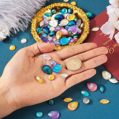 90шт 18 стиля непрозрачные кабошоны из смолы&nbsp;CRES-TA0001-35