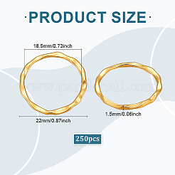 250 шт. соединительные кольца из сплава в тибетском стиле&nbsp;FIND-PH0025-01AG