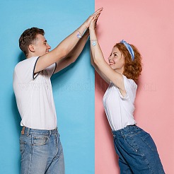 10 комплект подвесок из непрозрачной смолы градиентного цвета&nbsp;RESI-SZ0001-91B