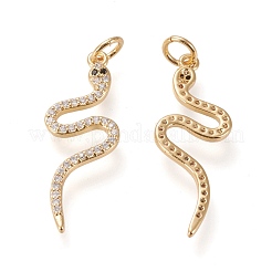 Латунные микро проложить кубического циркония подвески&nbsp;ZIRC-L098-016G