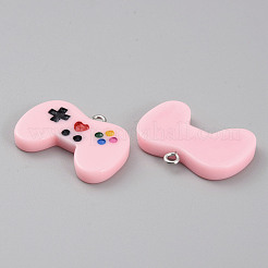 Подвески из непрозрачной смолы 10 шт.&nbsp;RESI-WH0035-46F