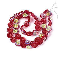 Гальванизируйте прозрачное стекло бисер нитей&nbsp;EGLA-N055-01C