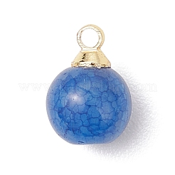 Круглые подвески из потрескавшегося стекла&nbsp;PALLOY-JF04874