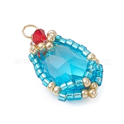 Стеклянные подвески&nbsp;PALLOY-MZ00961-03