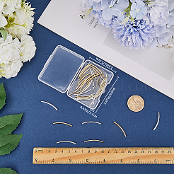 40шт 2 цвета латунные бусины трубки&nbsp;KK-CN0002-91