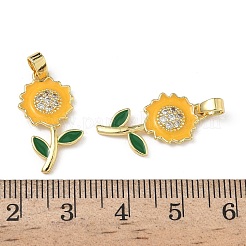 Латунные микро проложить кубического циркония подвески&nbsp;KK-F924-15G