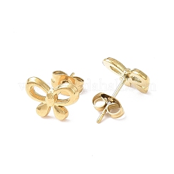 Серьги-гвоздики из нержавеющей стали 304 с ионным покрытием (IP) для женщин&nbsp;LS-EJEW-I285-25G