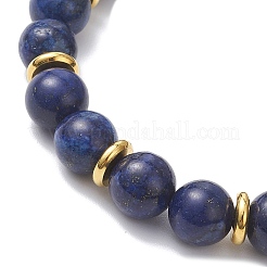 3 шт. браслеты из натуральных бусин лазурита&nbsp;BJEW-JB12895