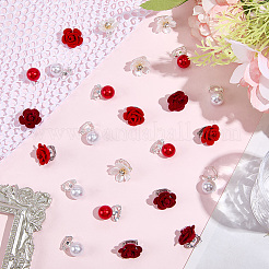 40 шт. заколка для волос из цинкового сплава и АБС-пластика&nbsp;OHAR-SC0001-17