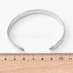 Браслеты-манжеты из нержавеющей стали 304 для женщин&nbsp;BJEW-P377-02A