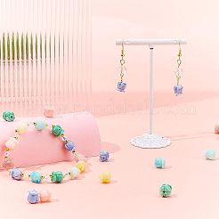 60шт 6 цвета синтетические коралловые бусины&nbsp;CORA-NB0001-01