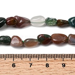 Природного индийского агата бисер нитей&nbsp;G-P601-A09-02