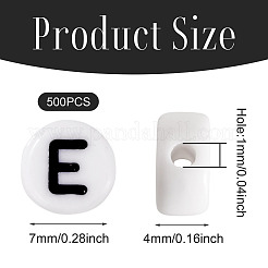 500шт акриловые бусины&nbsp;SACR-TA0001-55E