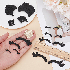 2 сумка фетровая кукольная ресница&nbsp;AJEW-FG0004-93A