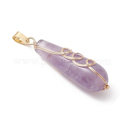 Подвески из натурального зеленого авантюрина&nbsp;PALLOY-JF05040