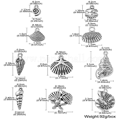 Подвески из сплава в тибетском стиле&nbsp;TIBEP-CJ0003-46