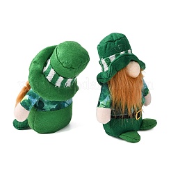 2 шт. 2 стиля День Святого Патрика тканевый гном безликая кукла&nbsp;DJEW-GF0001-63