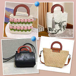 D-образные ручки из искусственной кожи для сумок&nbsp;FIND-WH20016-11A