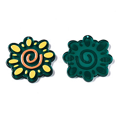 Полупрозрачные акриловые подвески&nbsp;TACR-T021-45E