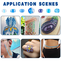 7 стиль стеклянных бусин&nbsp;SEED-TA0001-41B